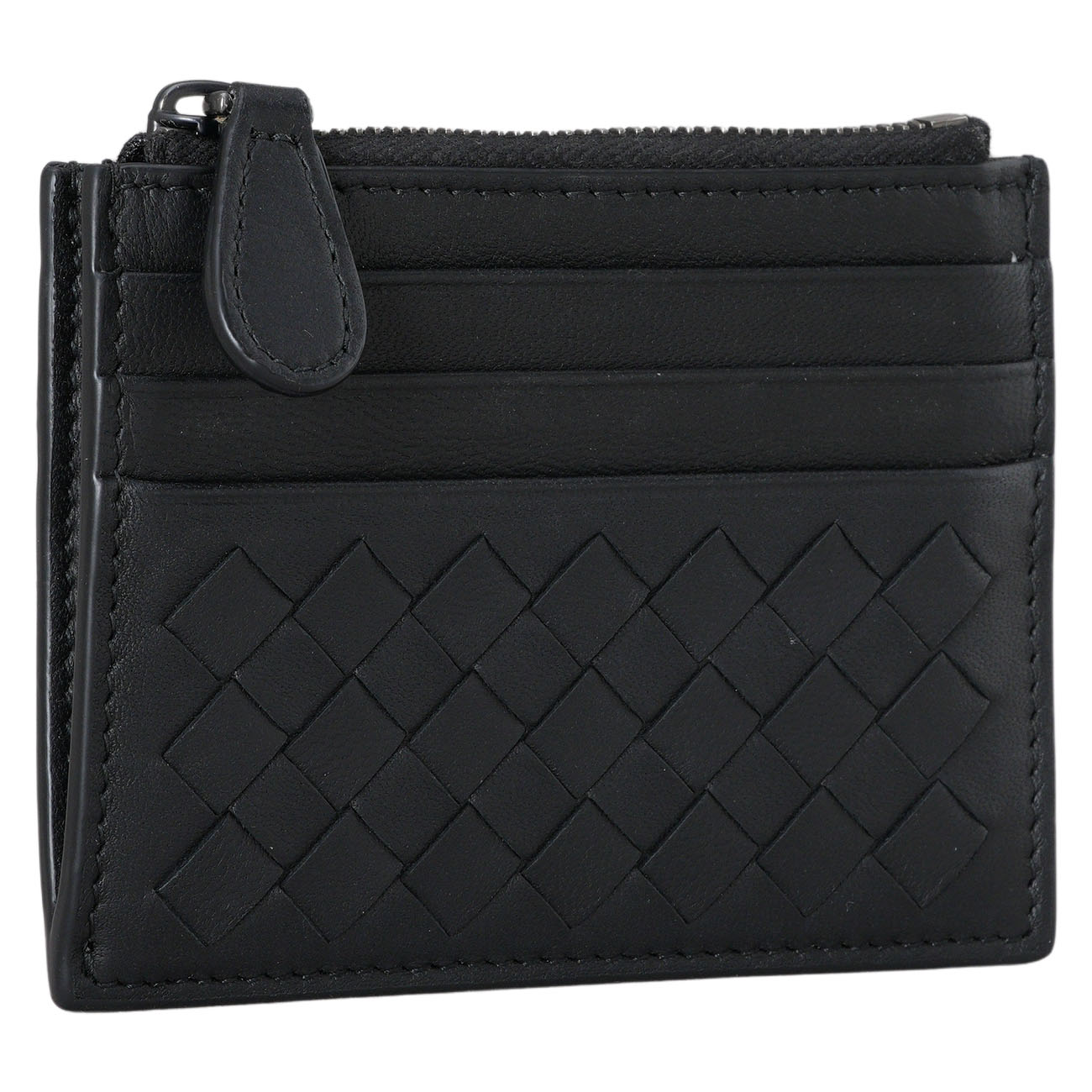 BOTTEGA VENETA(USED)보테가베네타 인트레치아토 지퍼 카드홀더